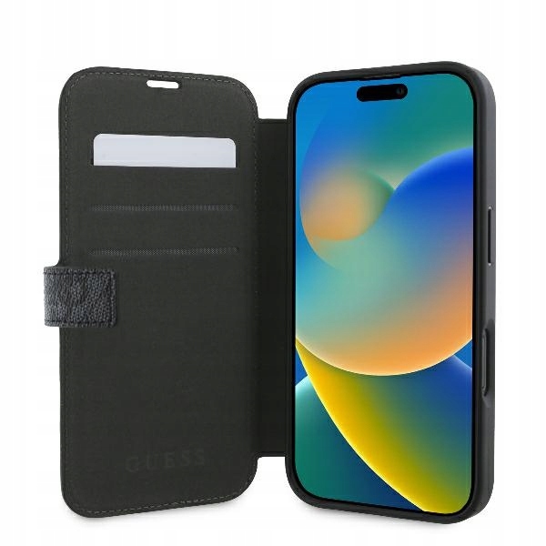 Pouzdro pro iPhone 16 Guess – pouzdro obal s klopou, černé