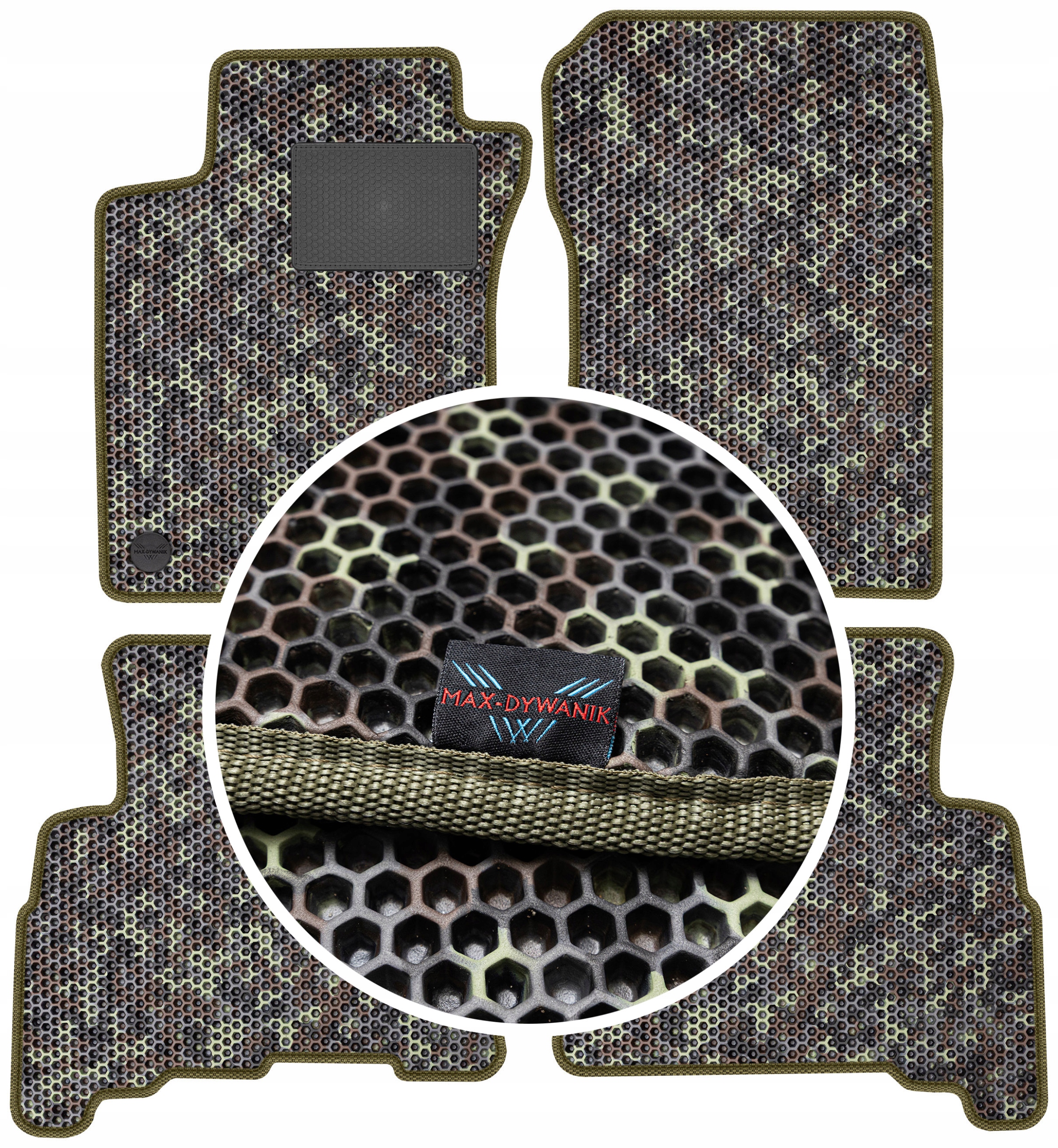 Land Cruiser J150 Long 09-17 Gumové rohože Eva Moro