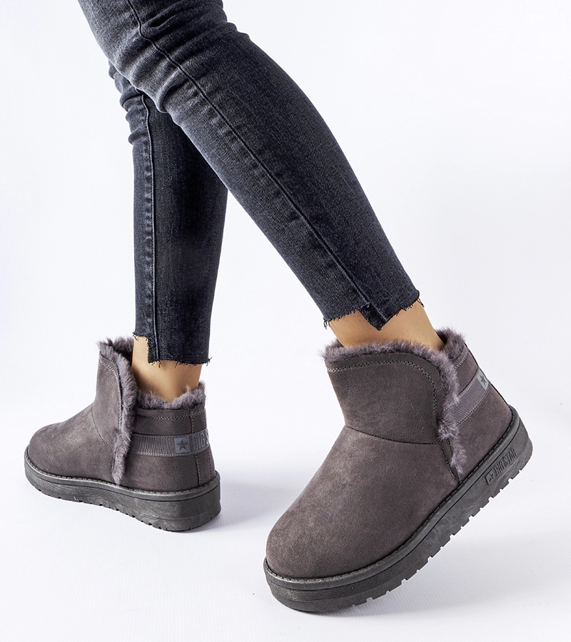 Śniegowce damskie szare Big Star KK274623 25577 rozmiar 37 Oryginalne opakowanie producenta pudełko