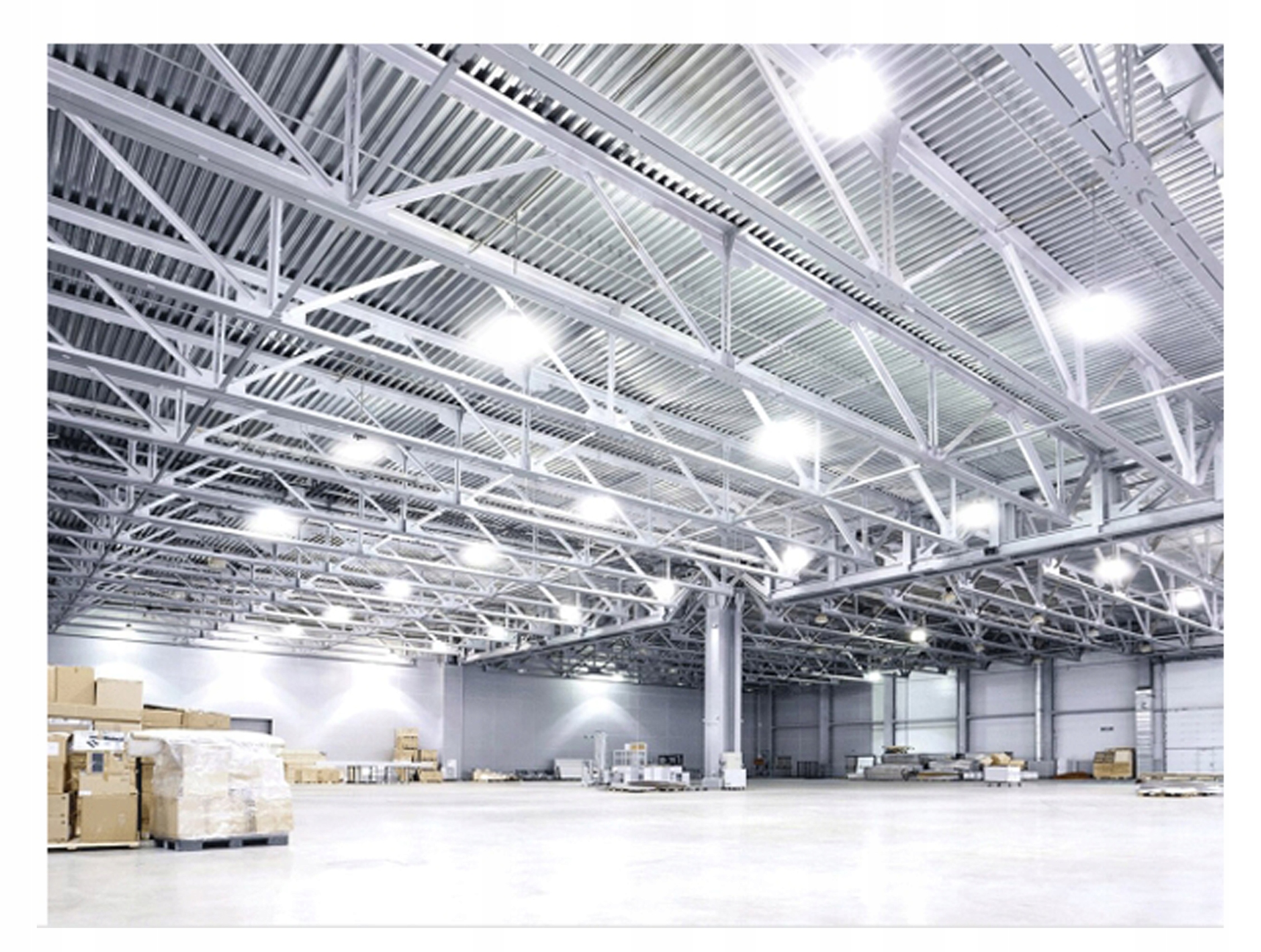 Oświetlenie sufitowe do hal produkcyjnych Lampa LED UFO 100W domy towarowe Żywotność 50000 h