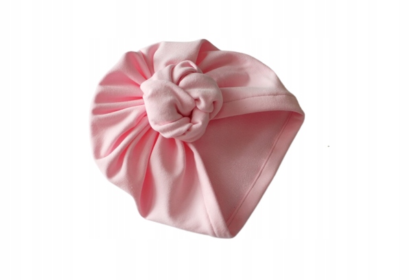 

Czapka turban róż pączek 40-42