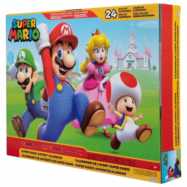Адвент-календарь Jakks Pacific Super Mario, 17 фигурок и 7 аксессуаров — фото 3