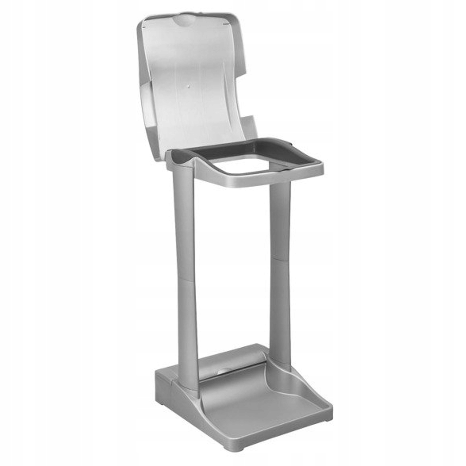 Levně Stojan na odpadkové pytle 60-120L stříbrný Keeeper