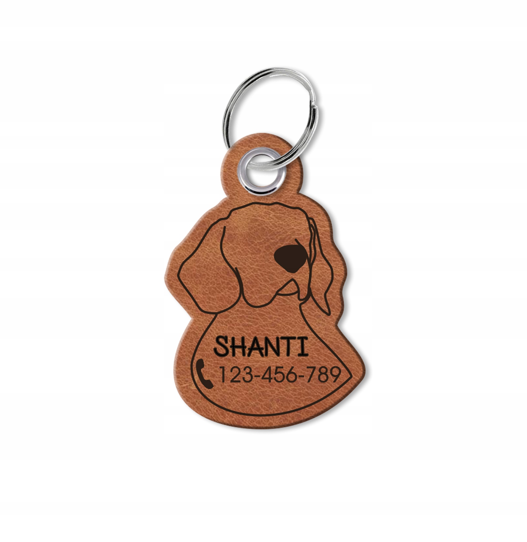 

Skórzany identyfikator dla psa Beagle Cane Corso