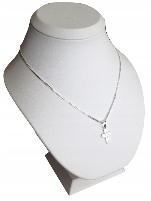 Łańcuszek srebrny Komunijny / Komunia , krzyżyk Kod producenta Krzyżyk Srebrny Krzyż Łańcuszek 45cm