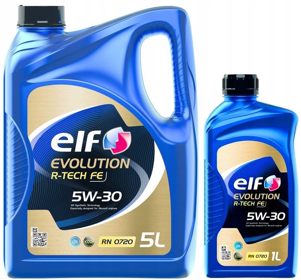 Olej Elf Evolution R-Tech Fe 5W30 RN0720 C4 6L