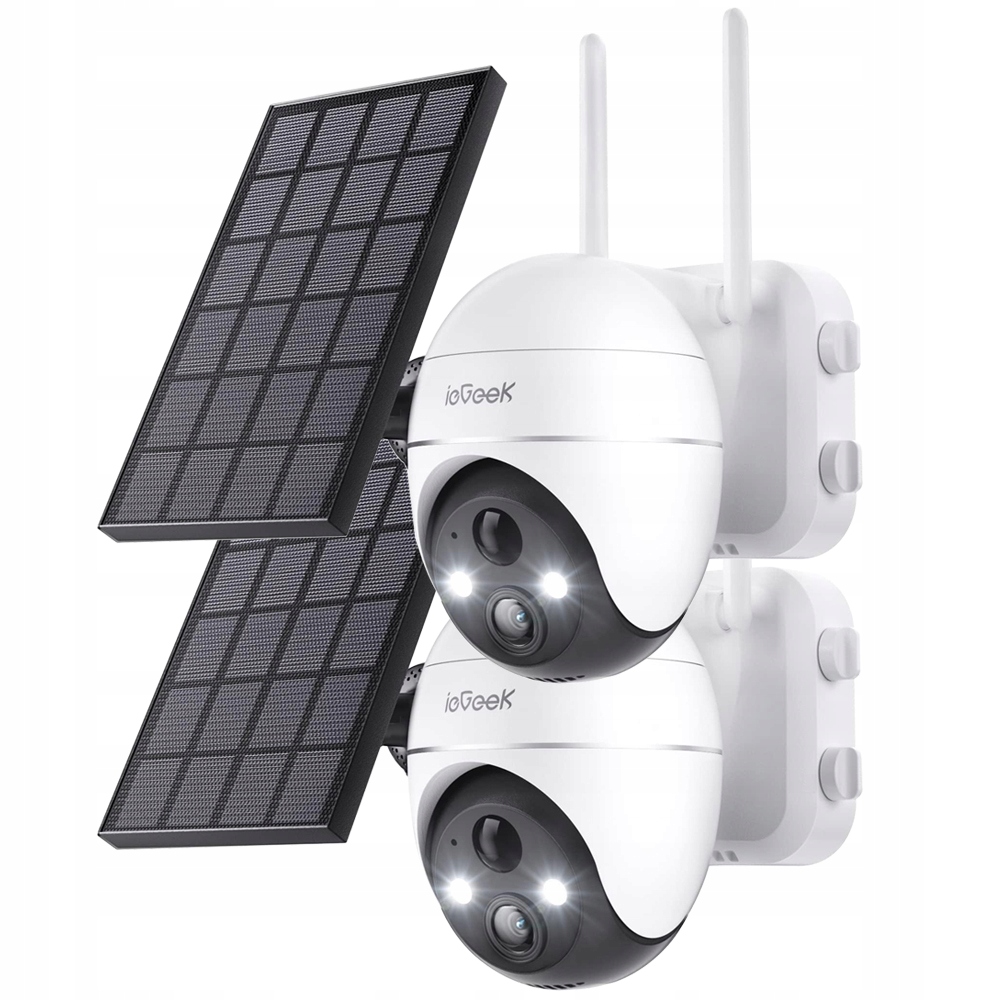 ieGeek Venkovní Solární Wifi Kamera Otočná 5MPX 2KS