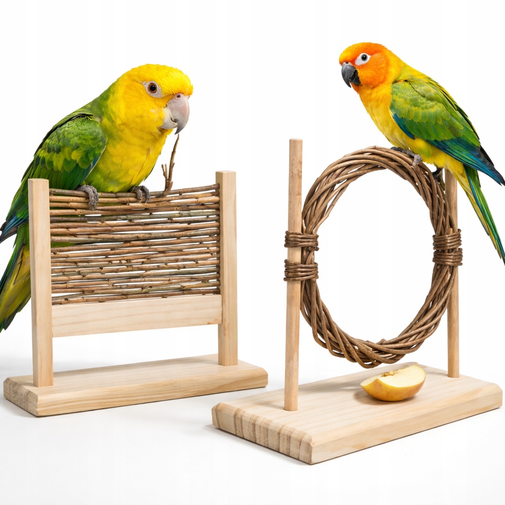 Natural Play Set pro papoušky – hračka pro papoušky