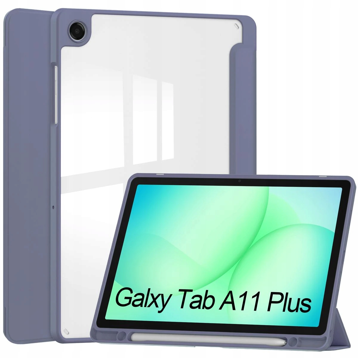 Etui stylowe Bizon do Galaxy Tab A11 Plus/A9 Plus case z podstawką z klapką