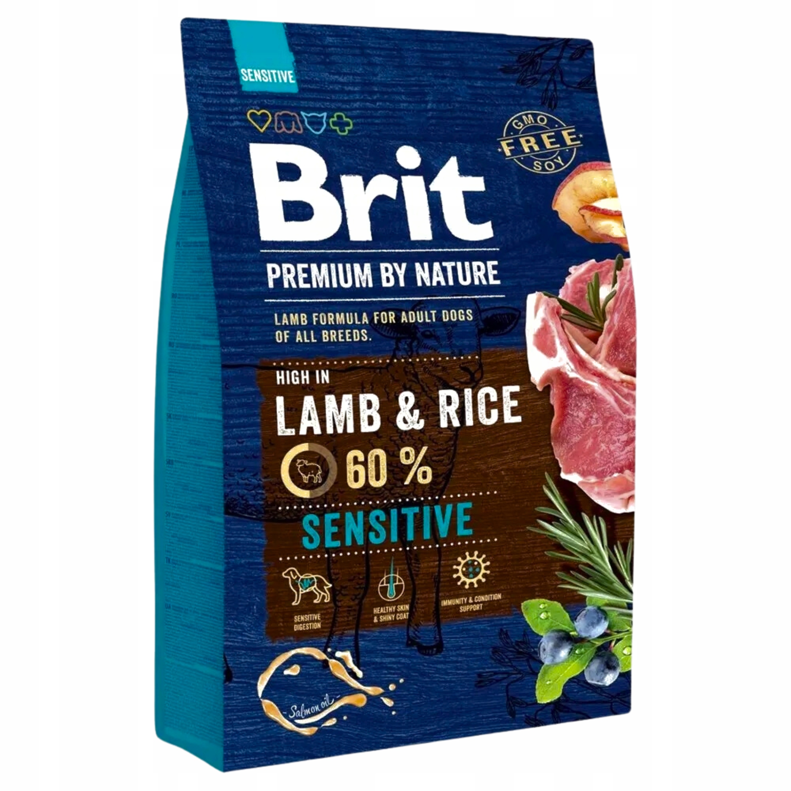 Brit suché krmivo pro jehněčí 3 kg