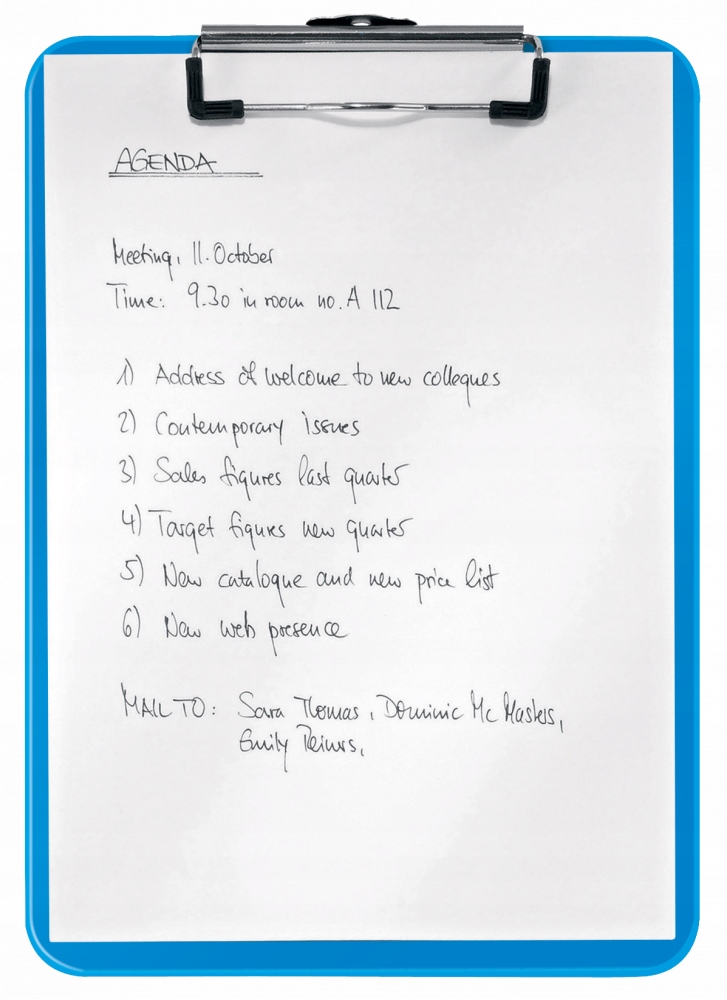 Podkład do pisania Leitz Wow A4 niebieski Marka Leitz