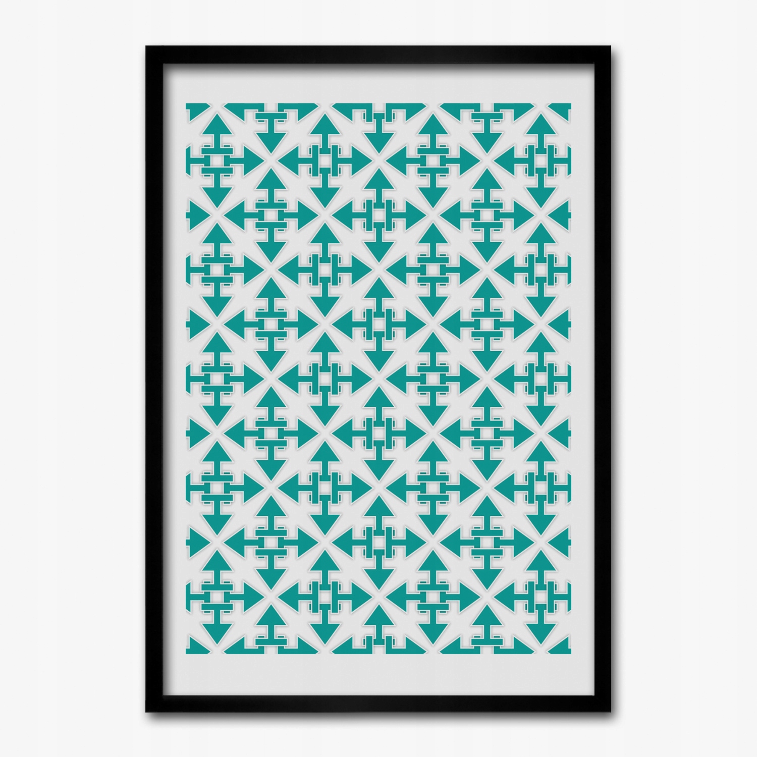 Nástěnný obraz v rámu Ornament tapeta vzor 50x70