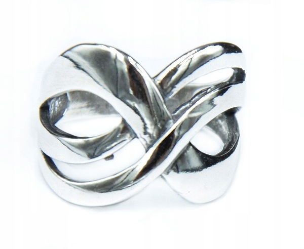 

Srebrny Pierścionek PLECIONY.pr925! Rozmiar 20