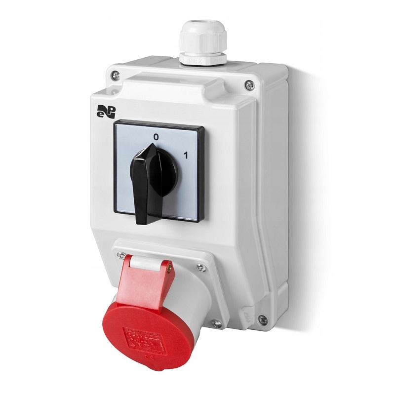 Inštalačný Set S Konektorom 32A 5P RS-Z(0-1)ČERVENÝ 6274-00