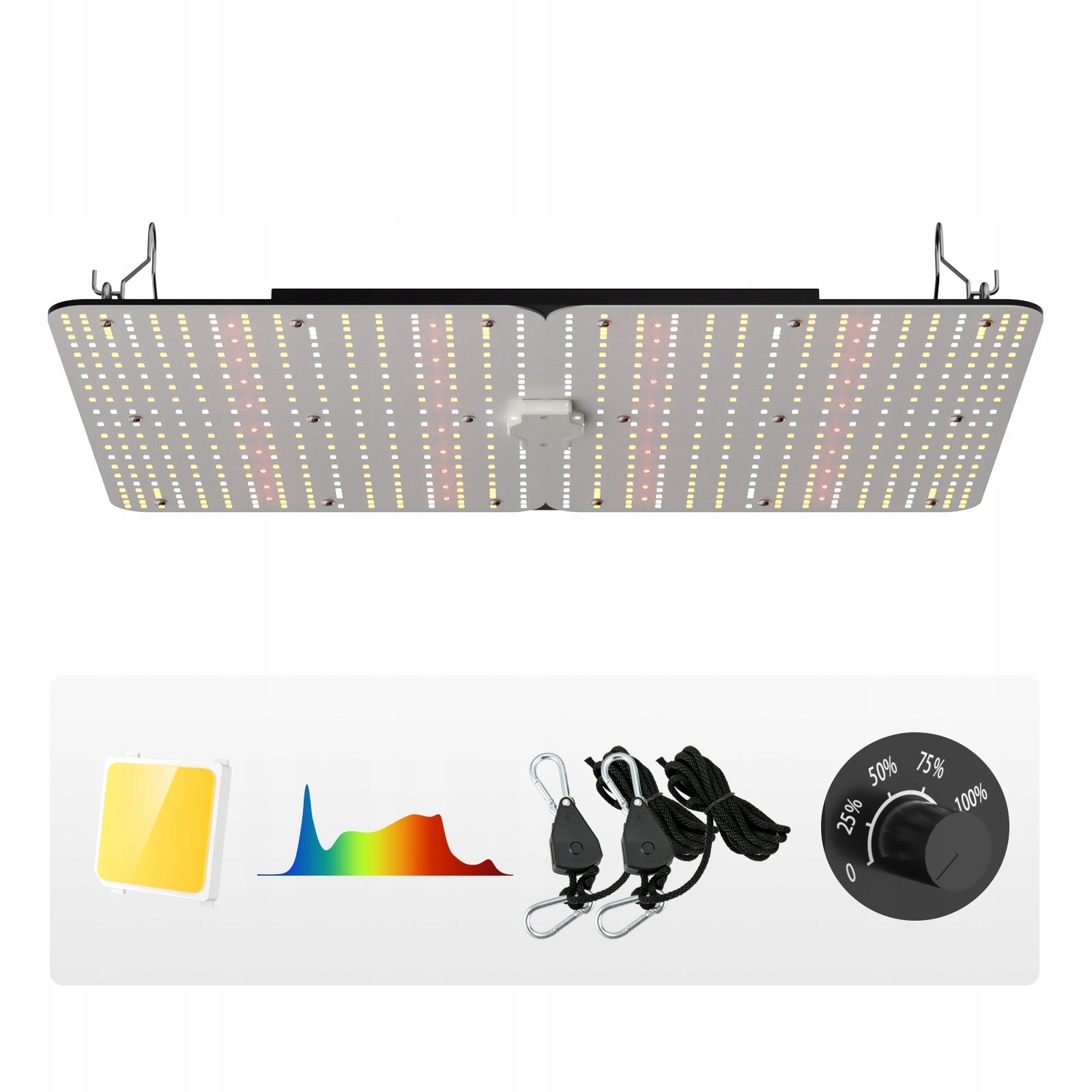 Lampa pro růst pěstování rostlin Led panel 200W