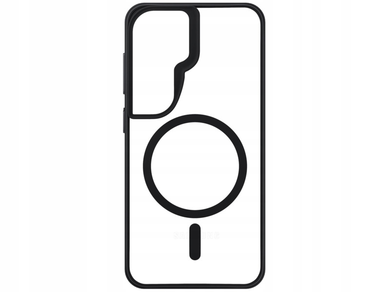 Etui Xline Satin Guardx MagSafe do Samsung Galaxy S26 Przezroczysto-czarny