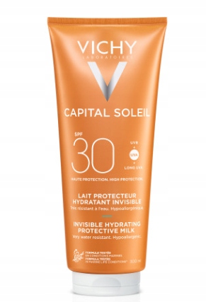 Vichy Capital Soleil Spf 30 Ochronne mleczko do twarzy i ciała 300ml