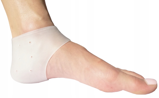 ŻELOWE OSŁONY NA PIĘTY PRZECIW OTARCIOM PĘCHERZOM Kolor dominujący biały