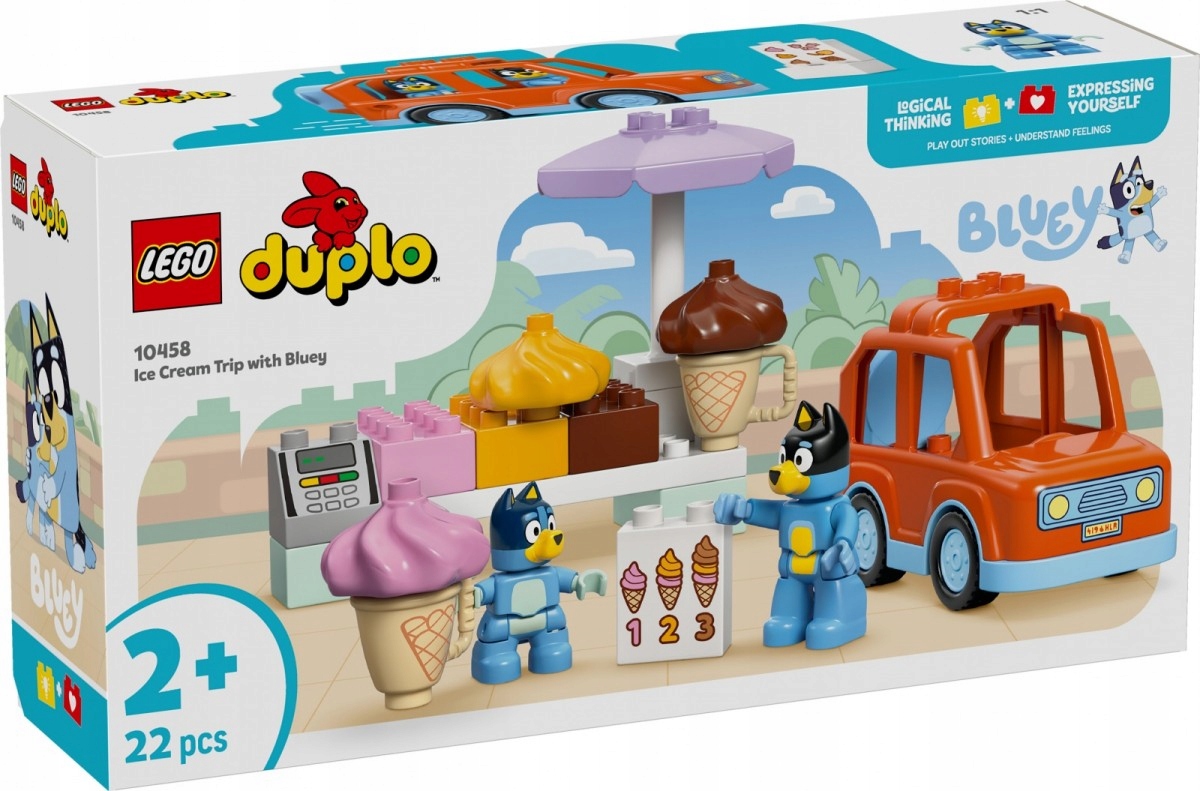 Lego Stavebnice Duplo Bluey 10458 Výprava za zmrzlinou s Bluey