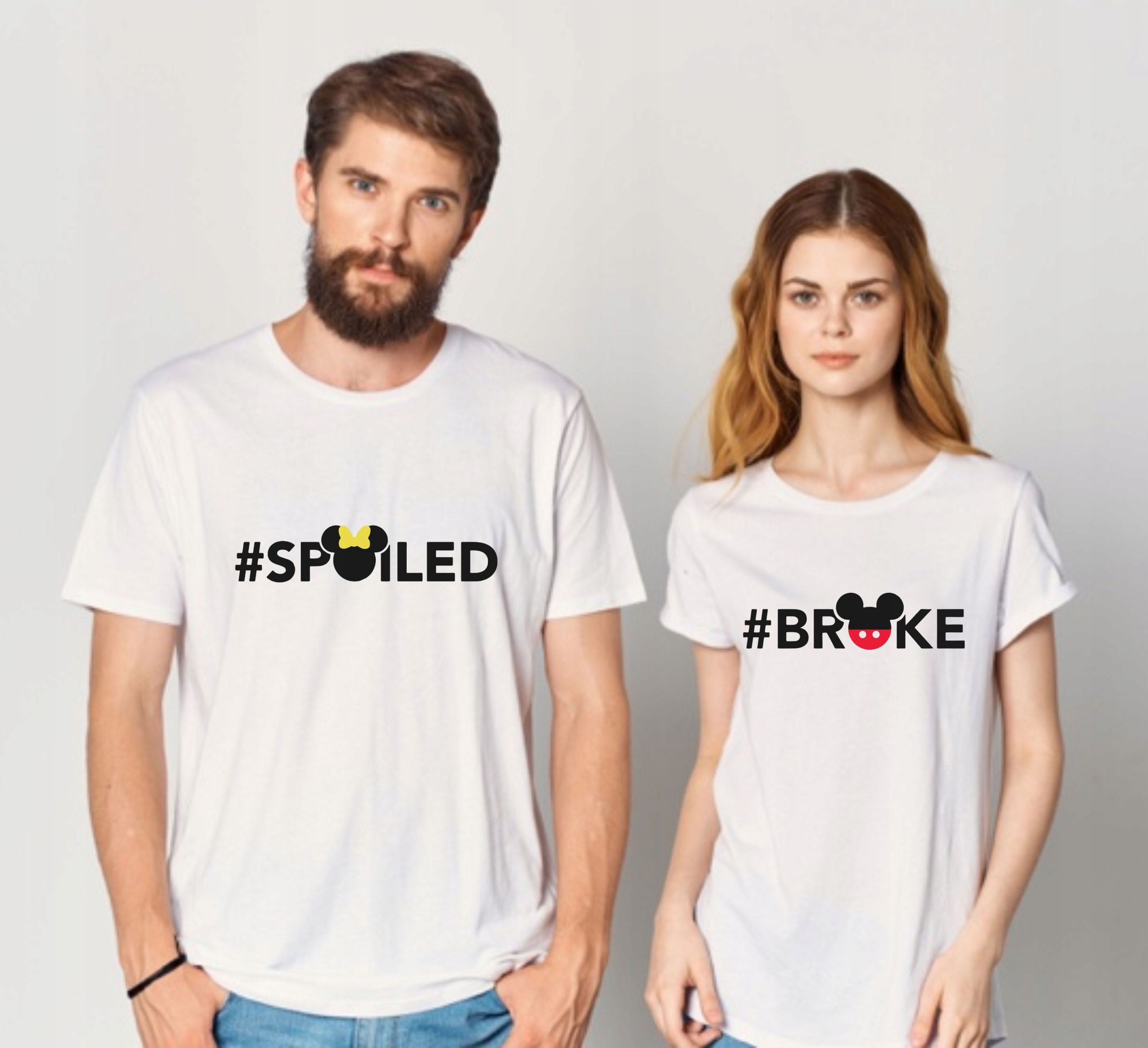 

Koszulki dla Niej i Niego zestaw Spoiled Broke