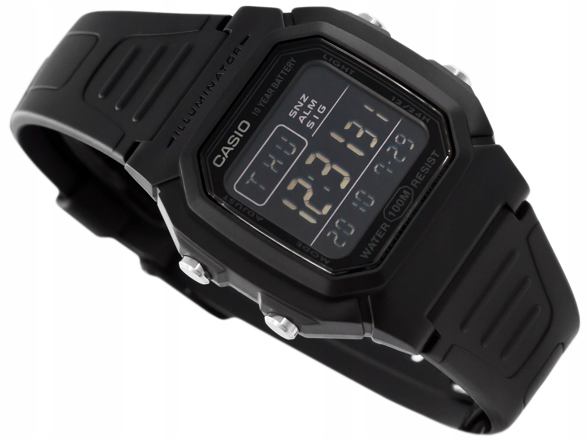 Pánské Hodinky Casio W-800H-1BVES, Originální