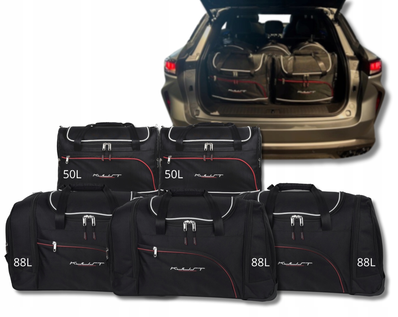 TORBY DO BAGAŻNIKA KJUST OMODA 9 PHEV 2025+