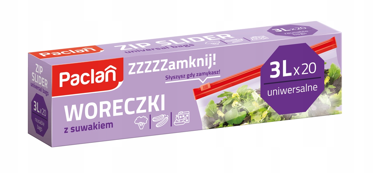 

Woreczki Strunowe Z Suwakiem 15x3L Śniadaniowe