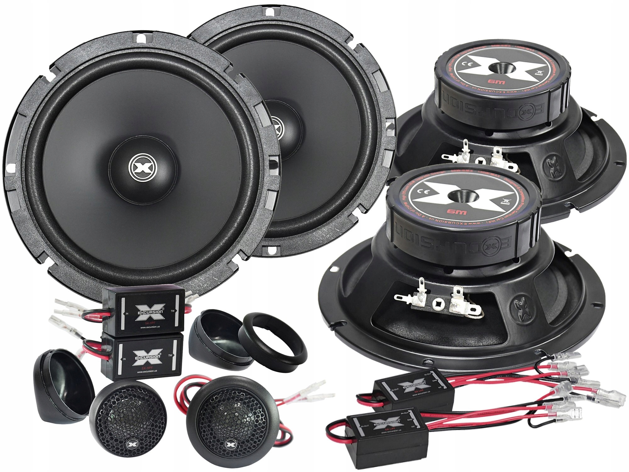Excursion SX-6C dB 165 mm 150RMS 2 Ohm, 4 woofery