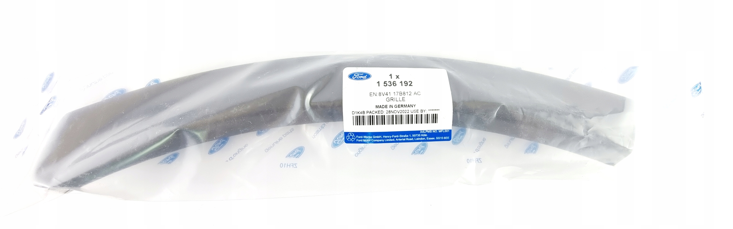 LISTWA PIONOWA ZDERZAKA PRZÓD PRAWA KUGA Mk1 08- _ 1536192 _ 8V41-17B812-AC Typ samochodu Samochody osobowe