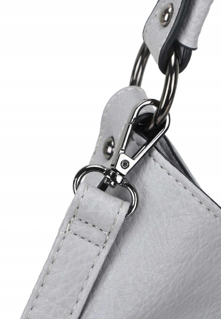 Torebka damska LUIGISANTO LY3424 Grey Materiał dominujący skóra ekologiczna