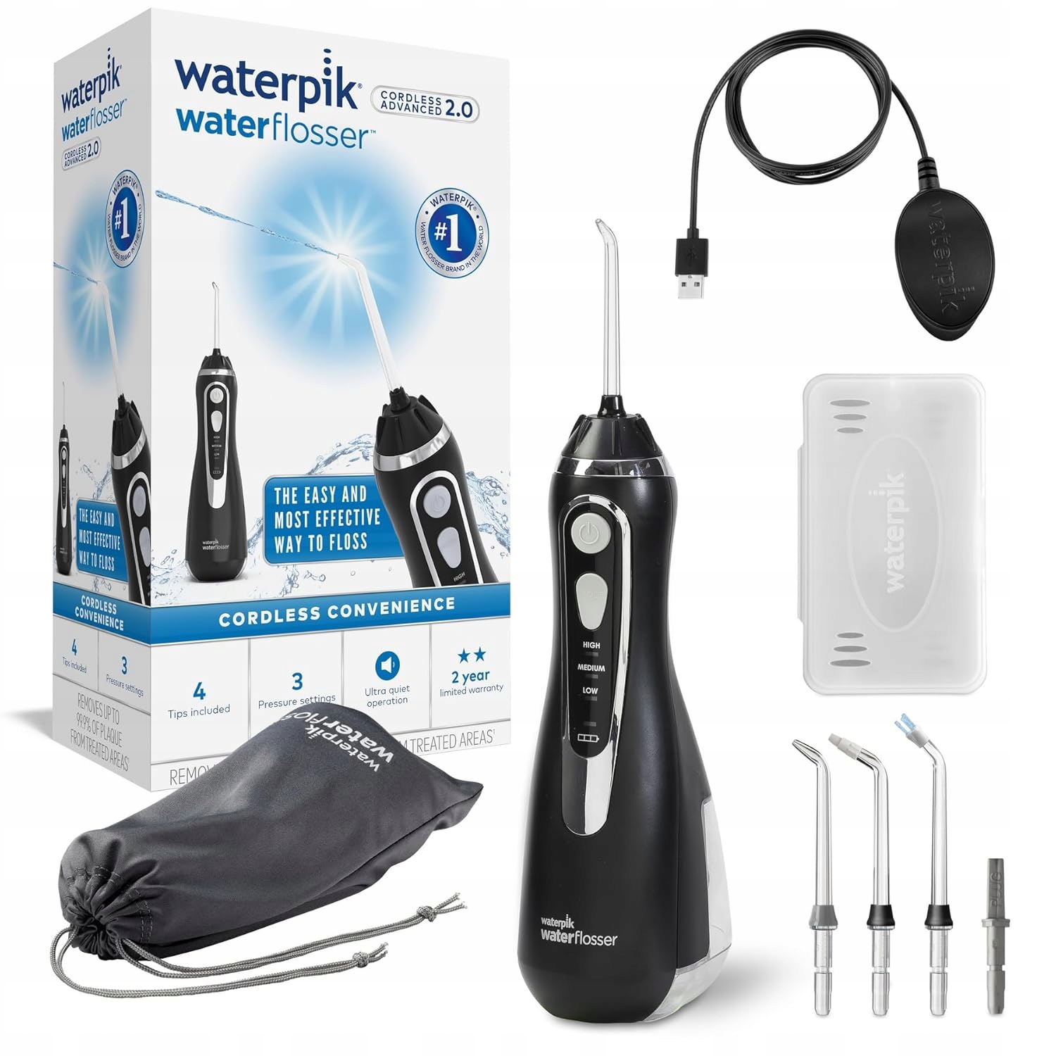 Irygator Waterpik WP-582EU czarny