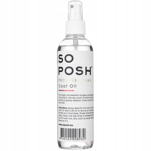 So Posh Olej pro péči o dlouhosrsté psy a pudly, 250 ml