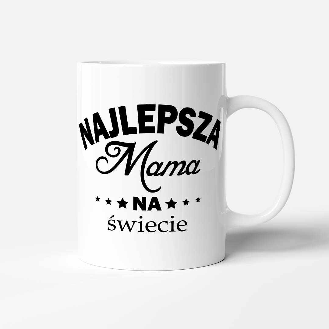 

Kubek z nadrukiem Najlepsza Mama Na Świecie