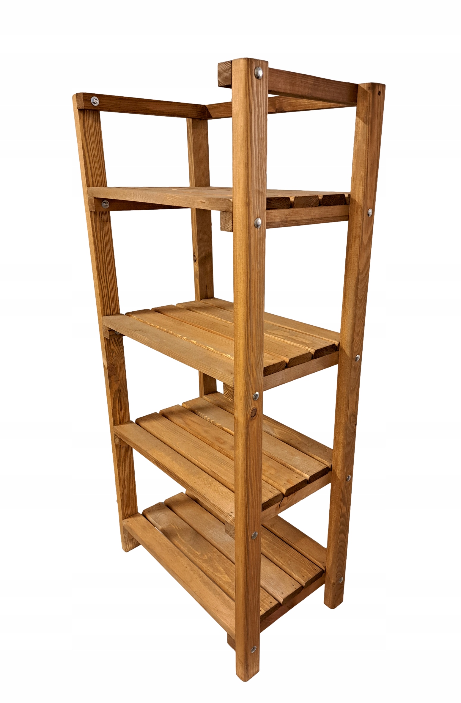 Drevený, pevný regál Dp 56/35/120 Tek