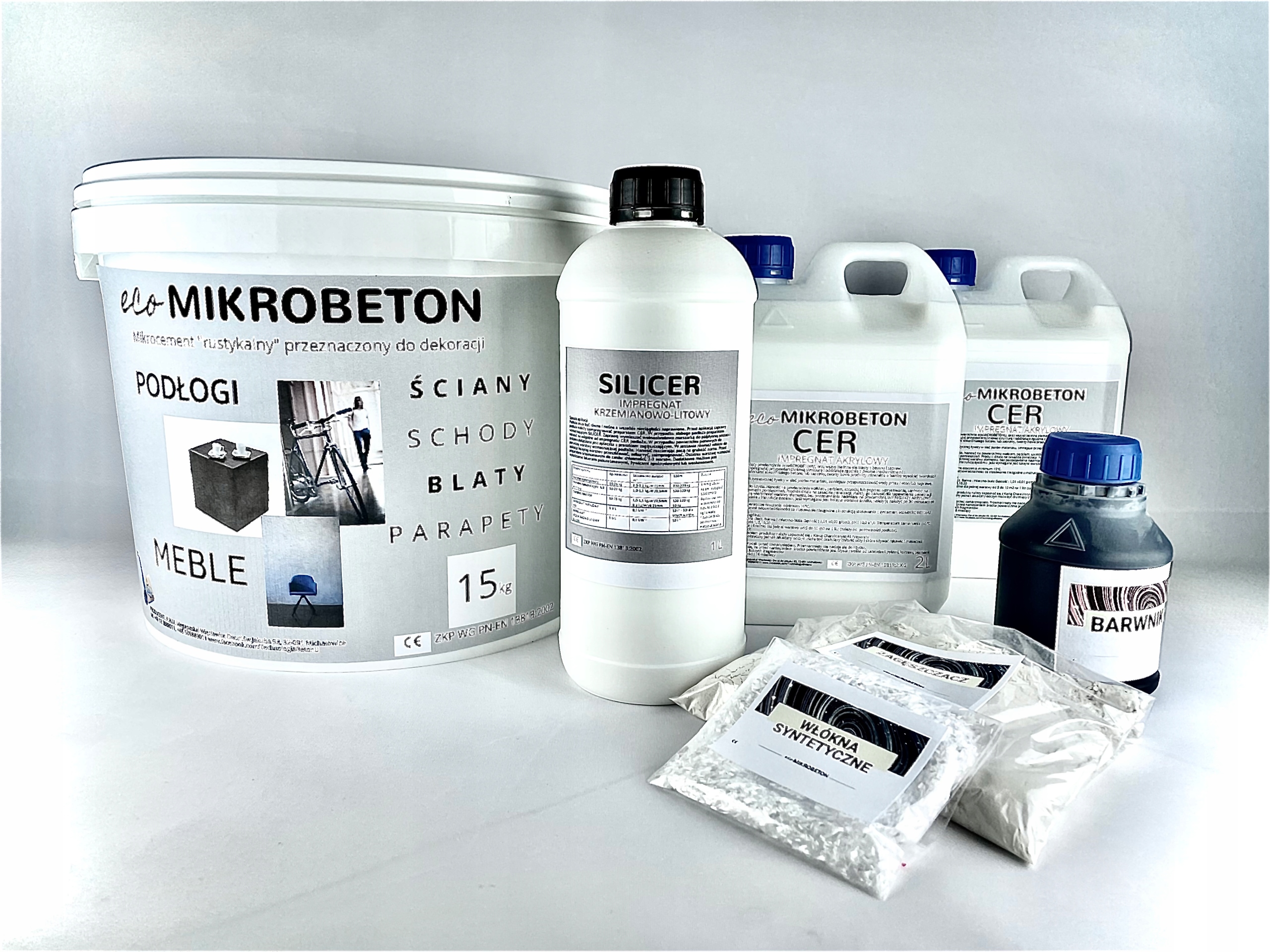 mikrocement SCHODY I PODŁOGI zestaw 20m2 PRODUCENT