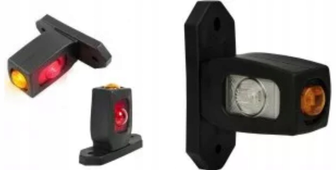 LAMPA OBRYSOWA LED OBRYSÓWKA 3 KOLORY LAWETA Kolor biały czerwony pomarańczowy