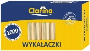 

Wykałaczki Drewniane Box 1000 sztuk Clarina