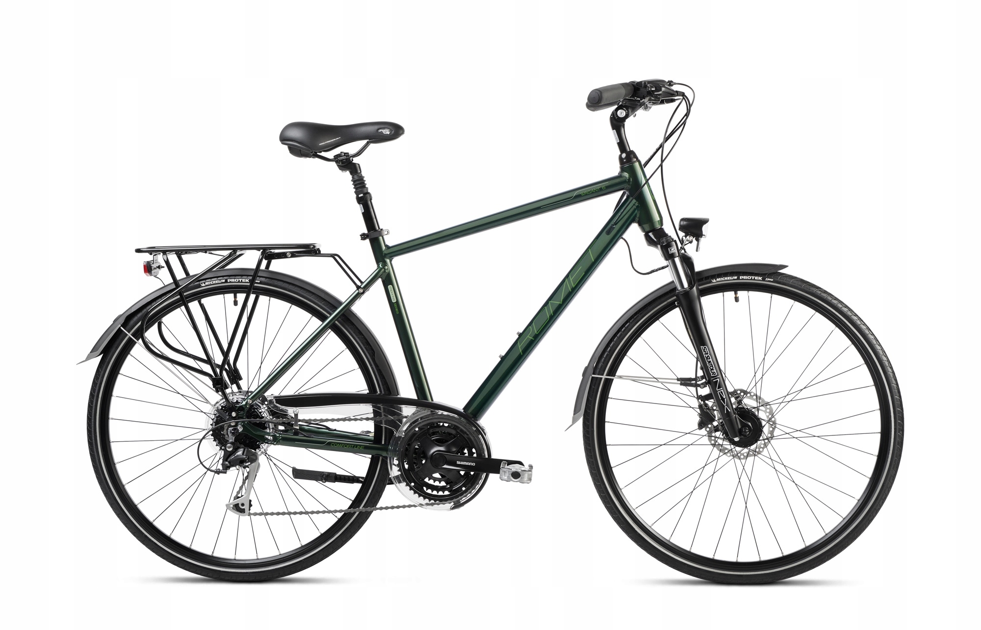 Rower trekkingowy Romet Wagant 6 rama 23 cale koło 28 " zielony