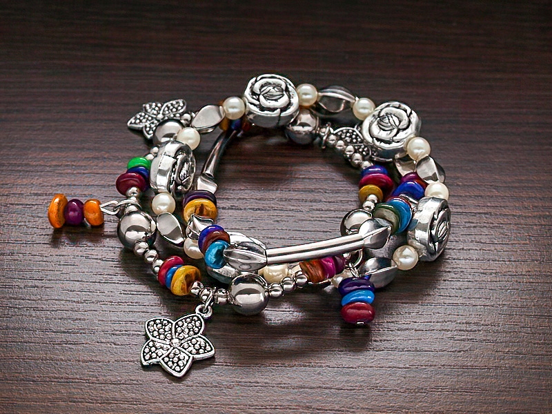 

Modne Bransoletki Charms , Naturalne Materiały