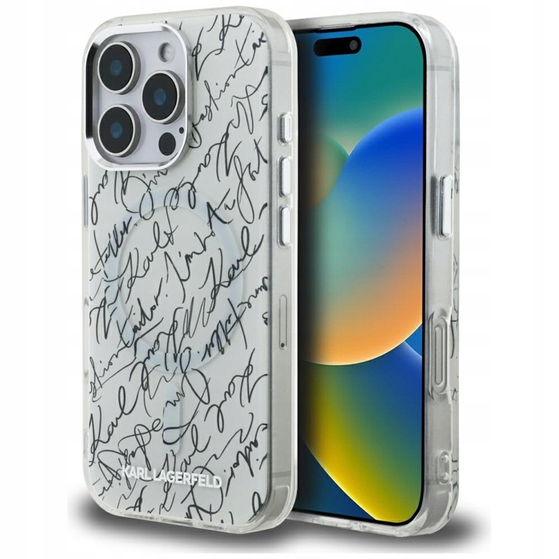 Pouzdro pro iPhone 16 Pro Max – Karl Lagerfeld bílé