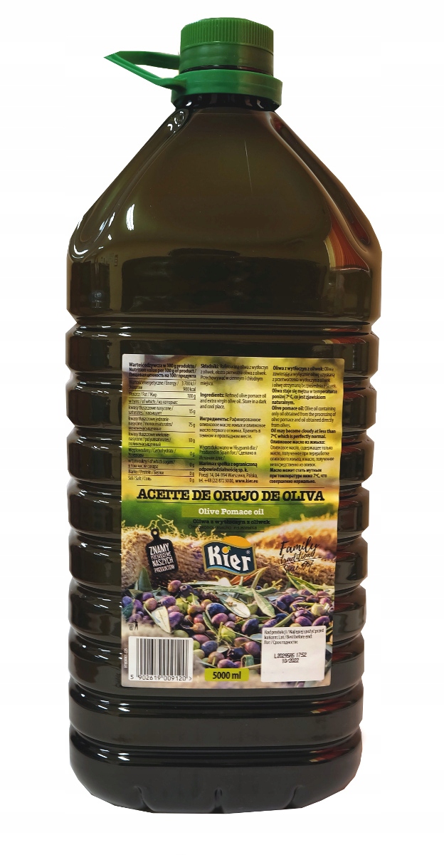 Olej Pomace Španělský Kier Pet 5 L