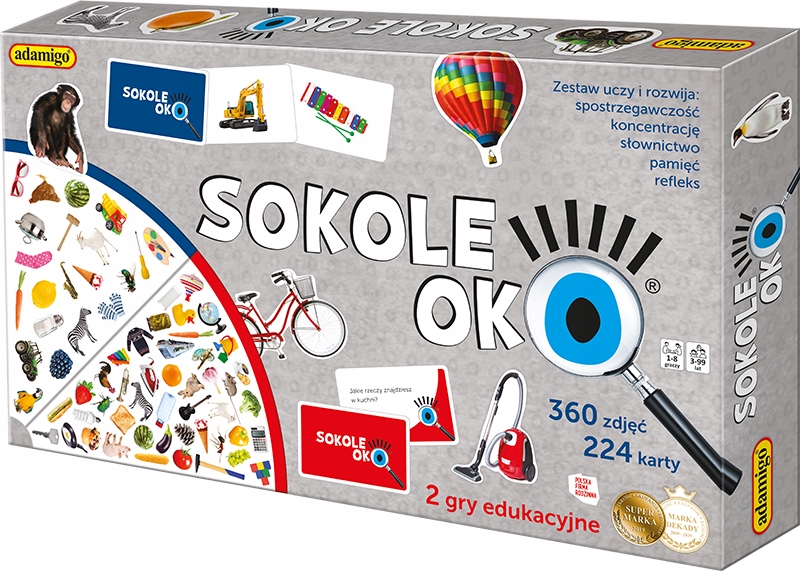

Gra Edukacyjna Sokole Oko Foto Adamigo