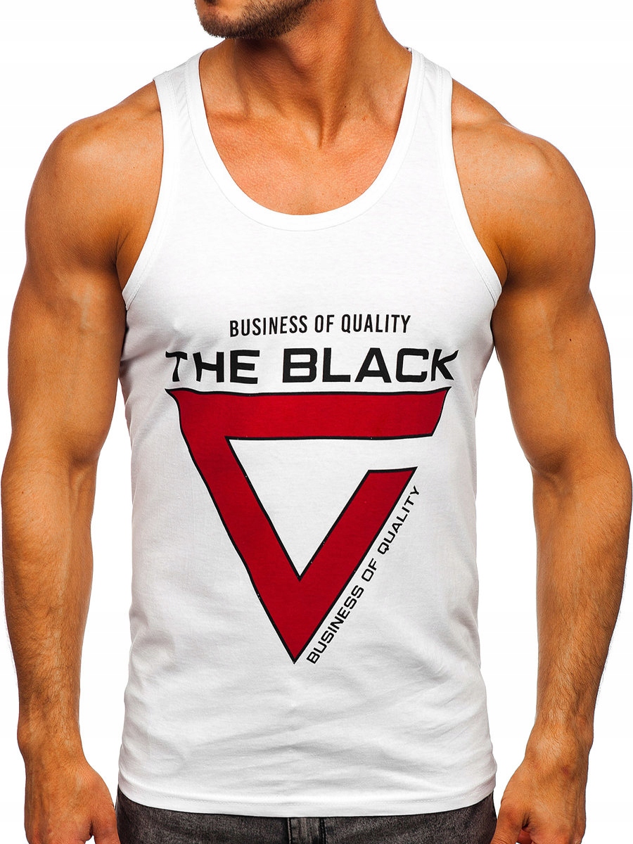 

Koszulka Tank Top Męska Biała 14833 Rozmiar_m