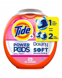 Levně Tide Power Pods Downy April Fresh 25 ks – Univerzální kapsle na praní