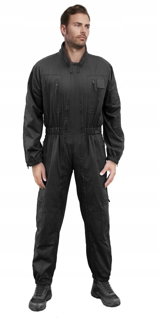 Kombinezon Taktyczny BRANDIT Flight Suit Czarny 5XL Rozmiar 5XL