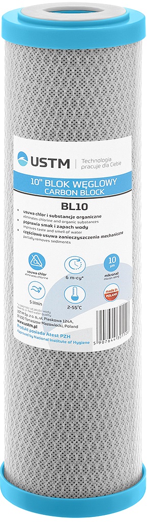 

Filtr Do Wody Wkład Węglowy 10'' Blok Węglowy Ustm