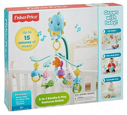 

Fisher Price Karuzela Łóżeczka 3W1 Konik Morski