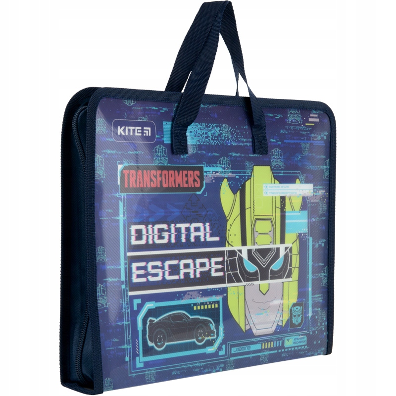 TECZKA SZKOLNA Z RĄCZKĄ GRUBA XL A4 TRANSFORMERS KITE