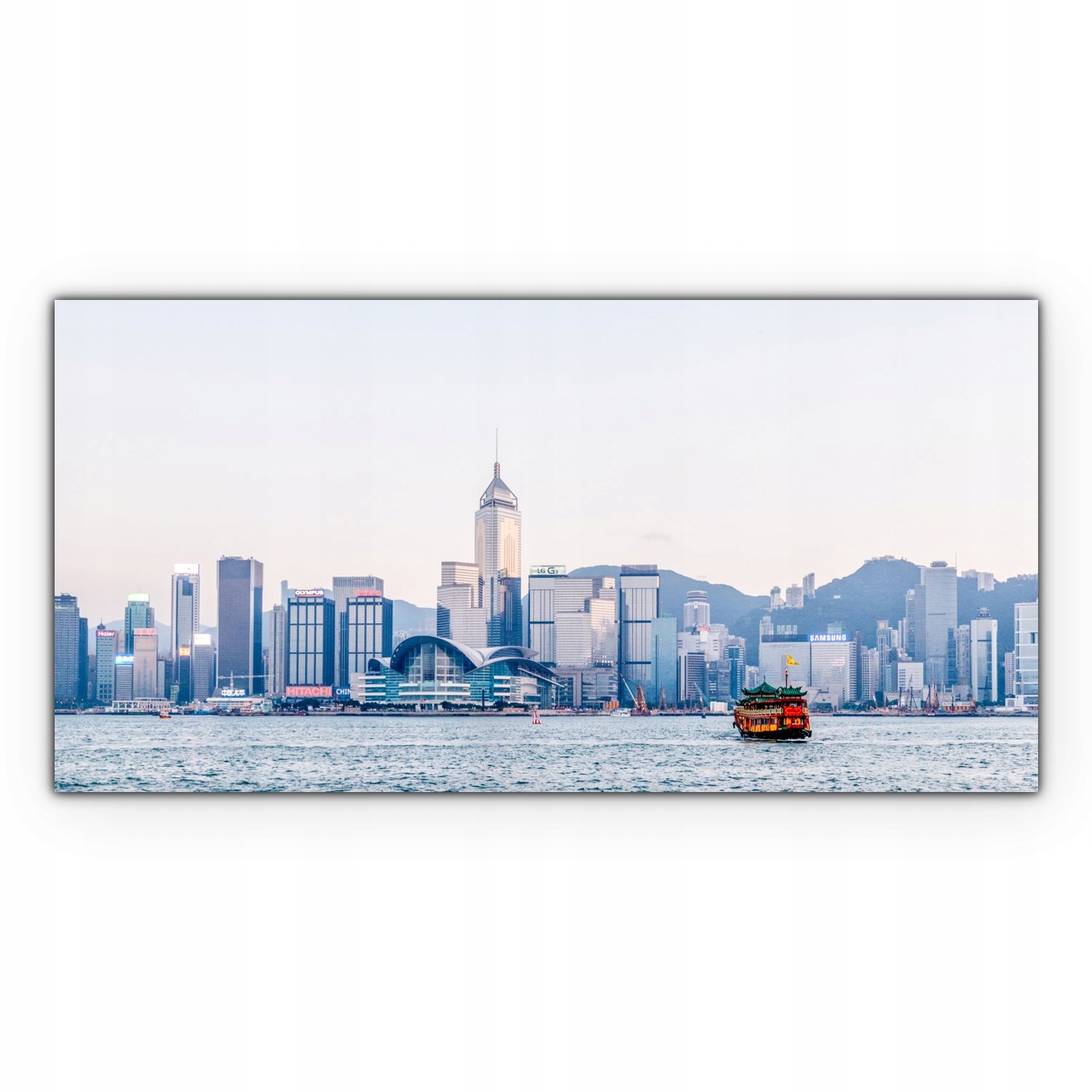 

Obraz na płótnie do salonu 140x70 Hong Kong Miasto
