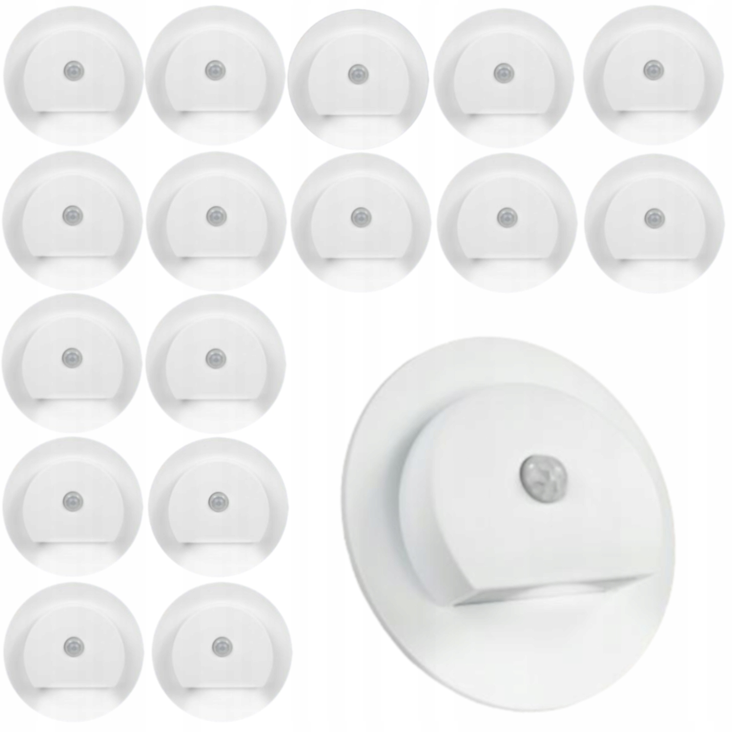 17 X Led Schodišťová Lampa, Senzor Pohybu A Soumraku, Osvětlení Schodů